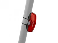 AUTHOR Světlo zad. A-Orbit USB COBLed 50 lm černá/červené-sklo