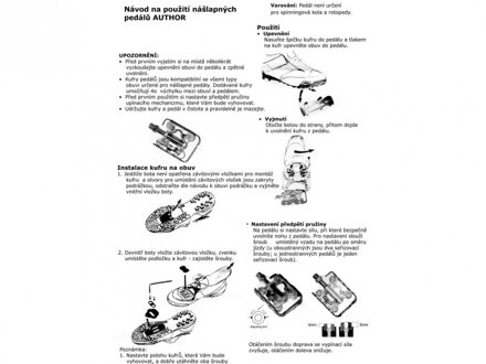 návod Author A-sport