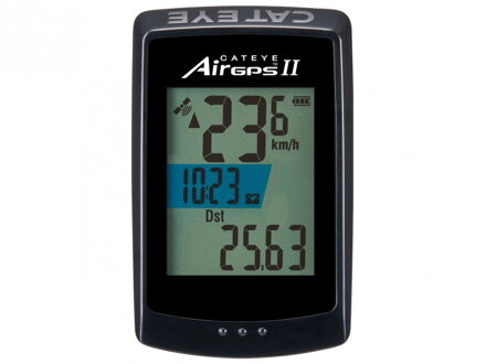 CATEYE Cyklopočítač CAT AirGPS II (GPS100N) černá CATEYE Cyklopočítač CAT AirGPS II (GPS100N) černá